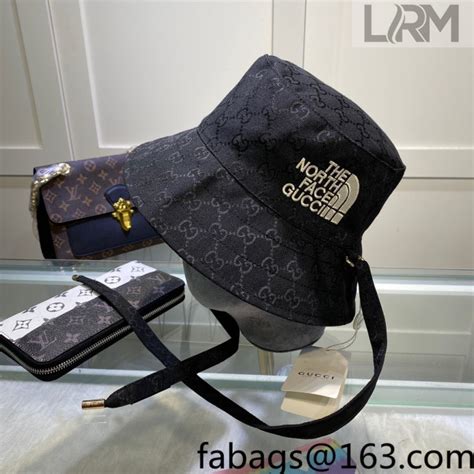 the north face gucci hat black|north face gucci collection prices.